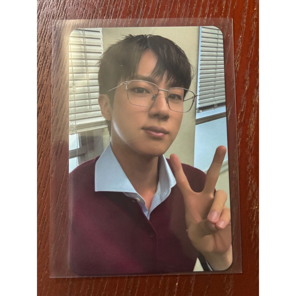 BTS Jin official Happy album photocard